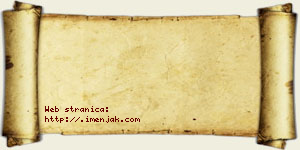 Nina Hamović vizit kartica